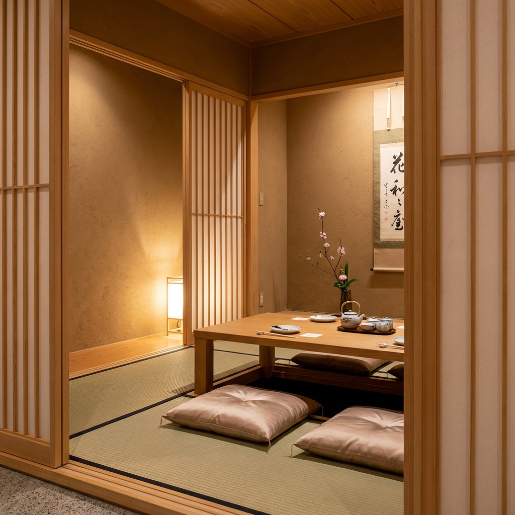 落ち着いた個室