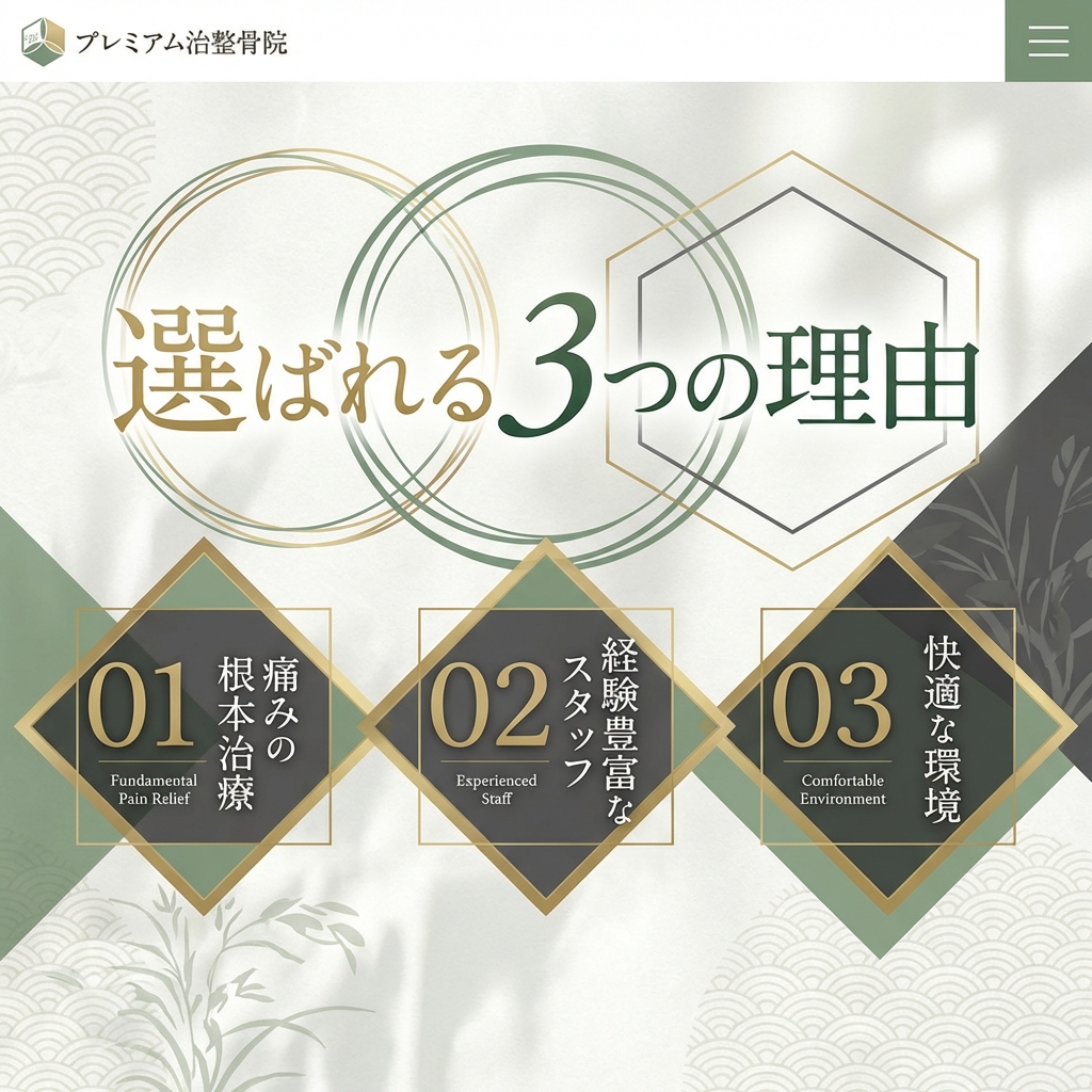 選ばれる3つの理由